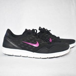 NIKE Orive NM Running Athletic Shoe Black Purple Check - Women Size 7.5